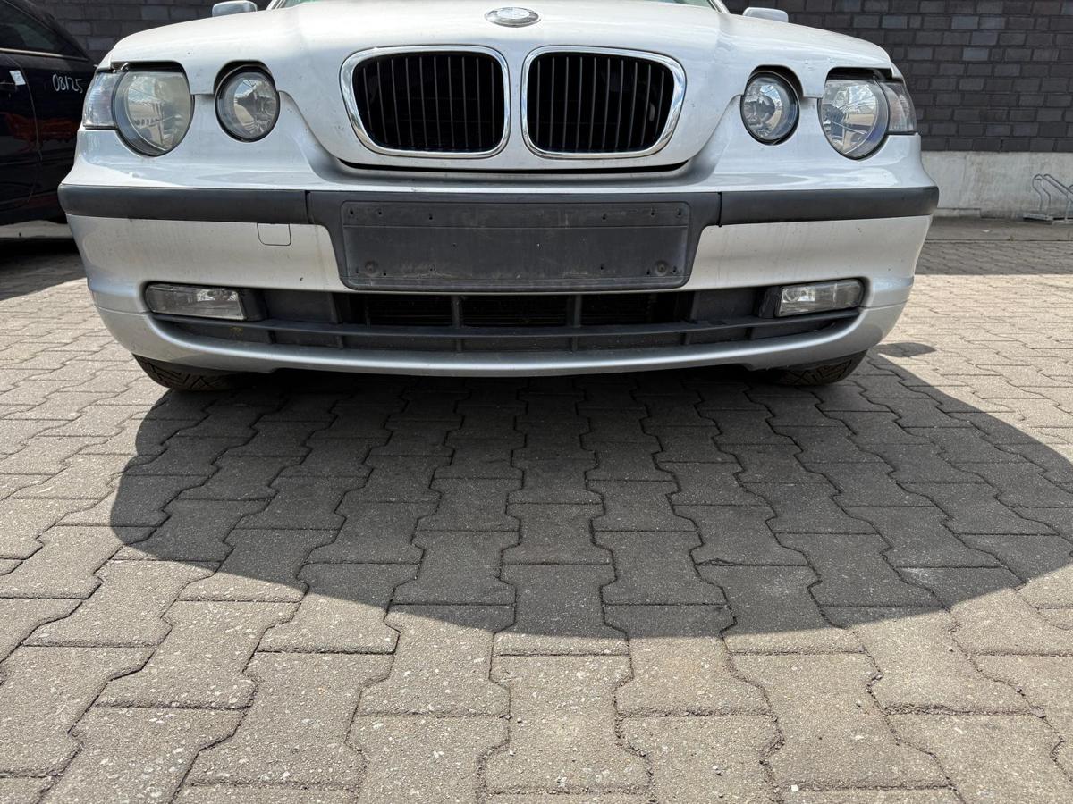 BMW E46 Compact original Stoßstange Stoßfänger vorn 354 Titansilber BJ03